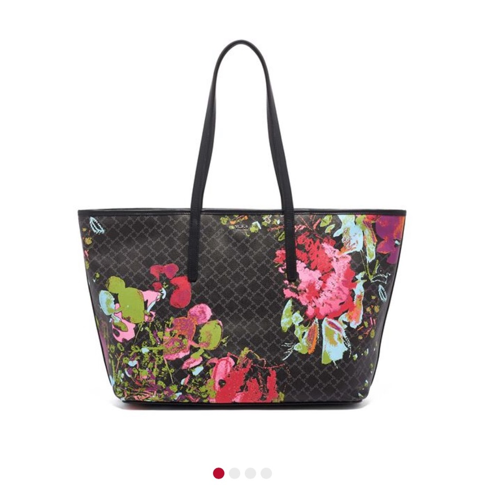 Tumi Everyday Tote Collage Floral Black